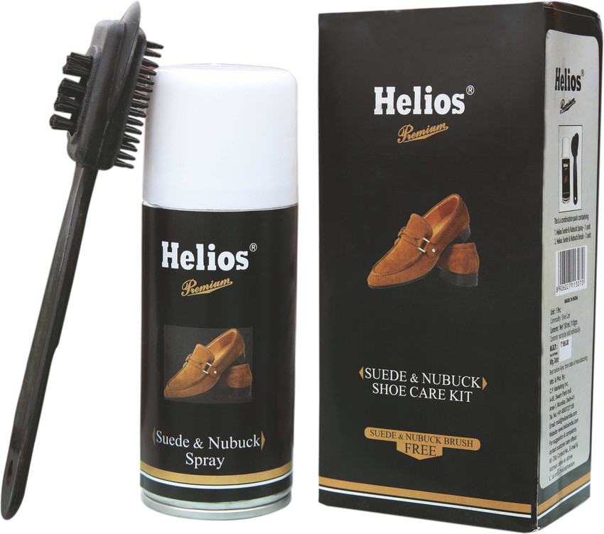 Helios Nubuck suede shoe care kit Nubuck Shoe Liquid Polish