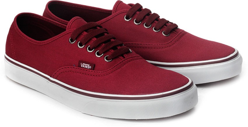 Vans top red vine