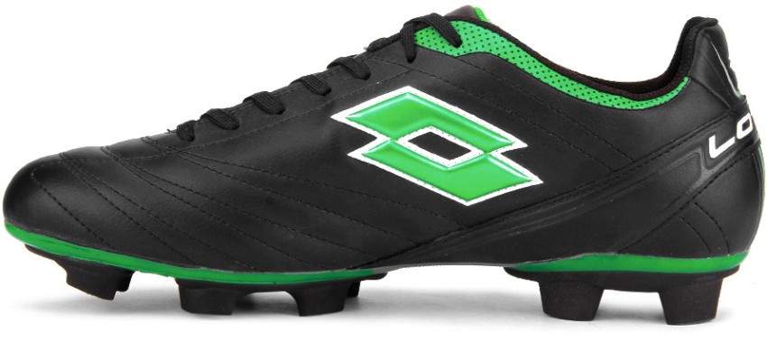 LOTTO Stadio Suprema Iii Fg 3F Football Shoes For Men Buy Black Met.N.Grn Color LOTTO Stadio Suprema Iii Fg 3F Football Shoes For Men Online at Best Price Shop Online for Footwears