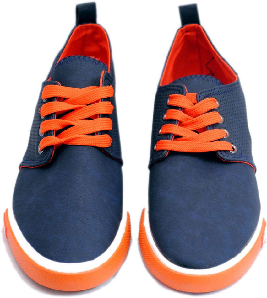 Stylo India Sneakers For Men Buy Navy Orange Color Stylo India