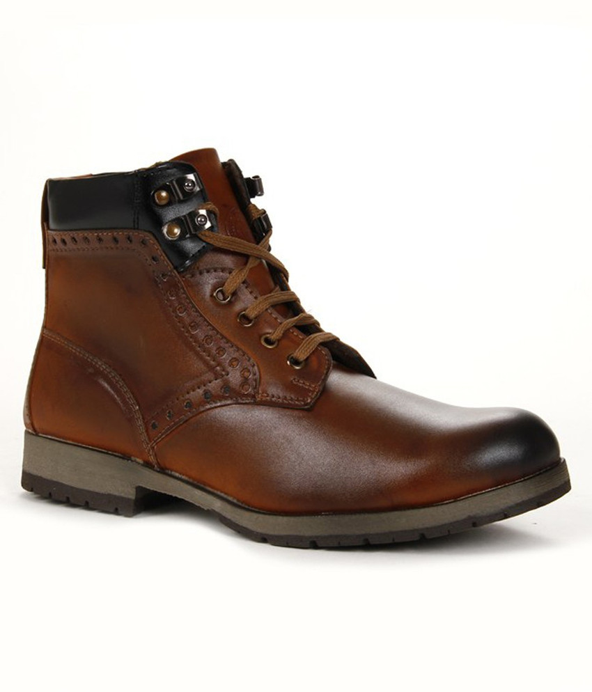 bacca bucci High Ankle Length Boots For Men Buy Tan Color bacca