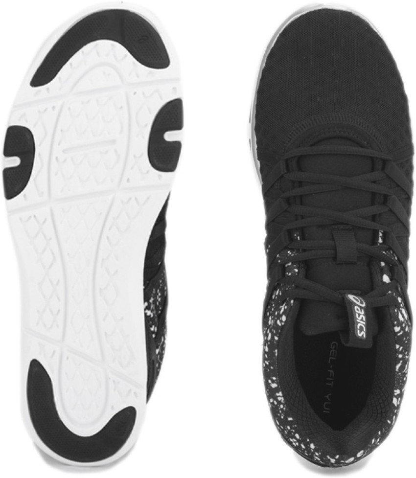 Asics GEL FIT YUI Sports Shoe For Women Buy BLACK SILVER WHITE Color Asics GEL FIT YUI Sports Shoe For Women Online at Best Price Shop Online for Footwears in India Flipkart