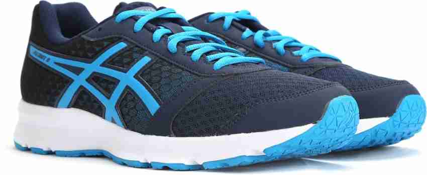 Asics PATRIOT 8 Running Shoes For Men Buy DARK NAVY BLUE JEWEL BLACK Color Asics PATRIOT 8 Running Shoes For Men Online at Best Price Shop Online for Footwears in India Flipkart