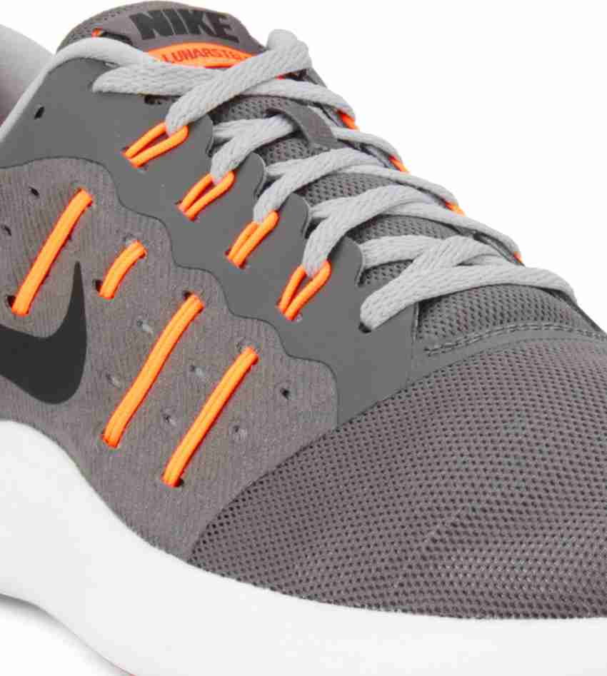 NIKE LUNARSTELOS Running Shoes For Men Buy DARK GREY BLACK WOLF GREY TOTA GRIS FONCE GRIS LOUP NOIR Color NIKE LUNARSTELOS Running Shoes For Men Online at Best Price Shop Online for Footwears in India