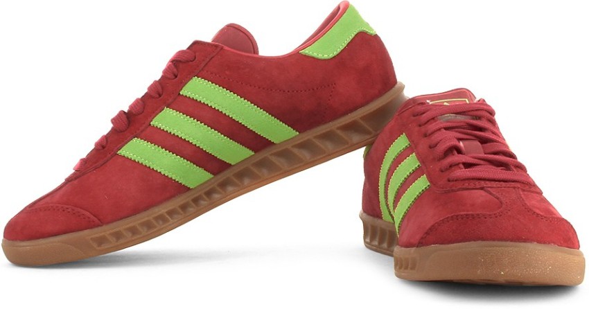 Adidas hamburg cheap red and green