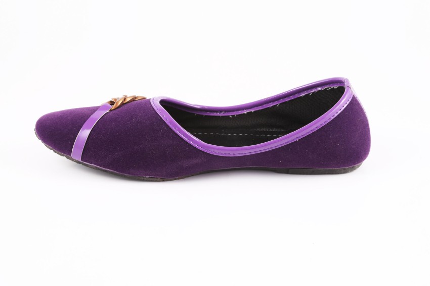 Dark purple hot sale flat shoes