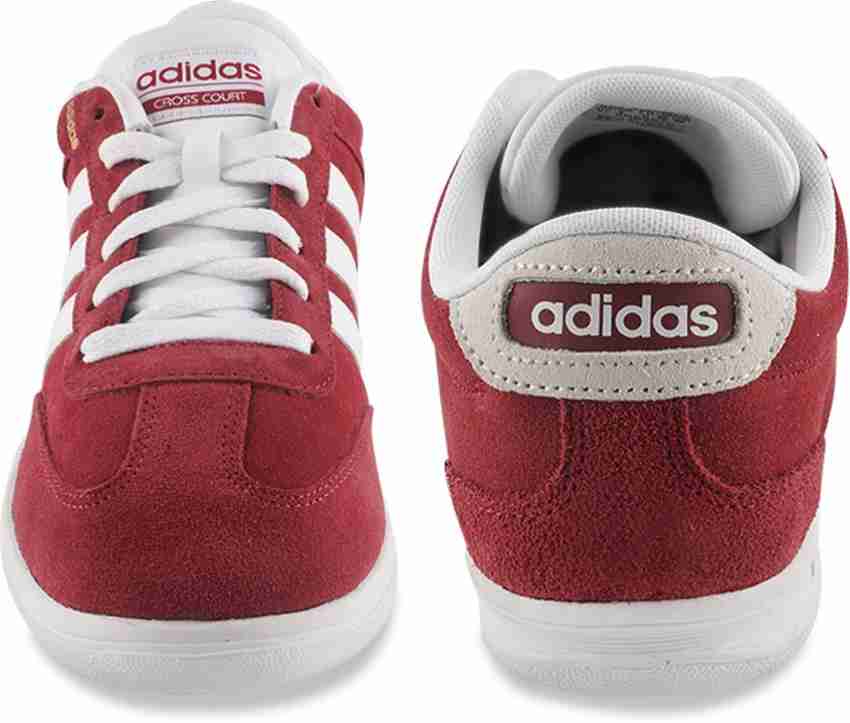 Adidas neo outlet red trainers