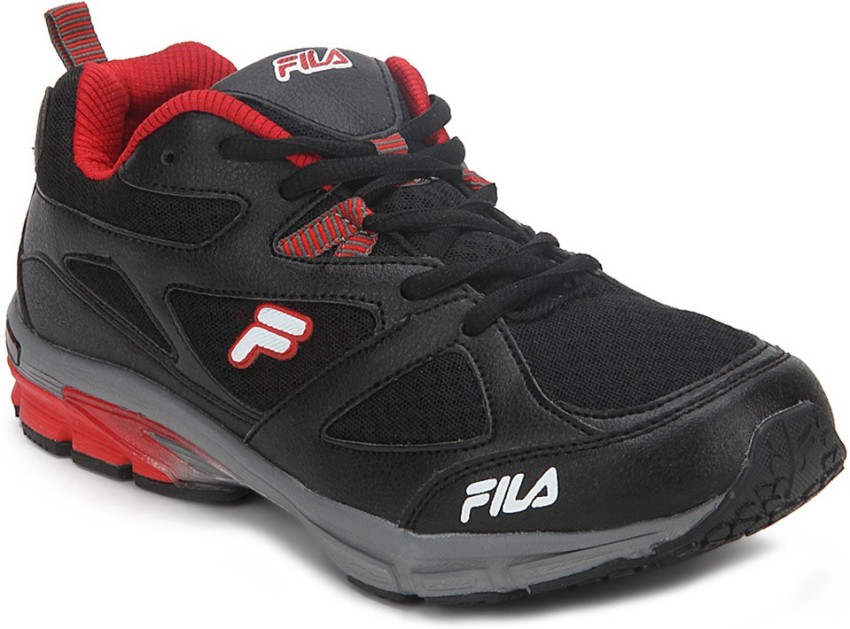 FILA FOOT STRIKE Running Shoes For Men Buy BLK RD Color FILA