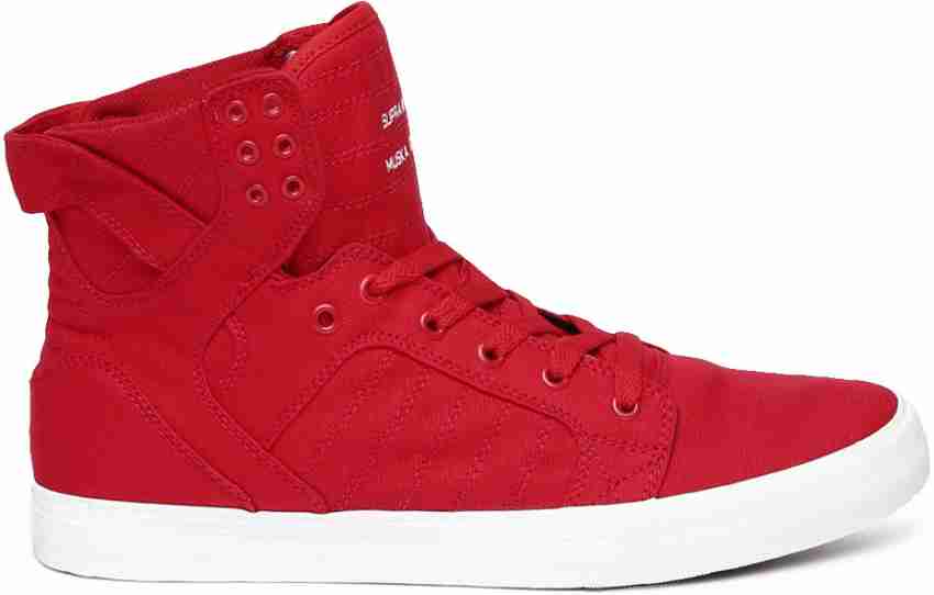 SUPRA Sneakers For Men Buy Red Color SUPRA Sneakers For Men