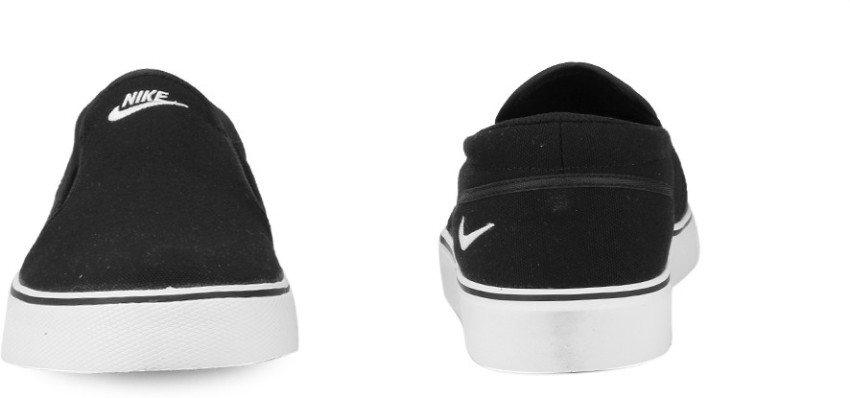 Nike toki slip black hotsell white 002