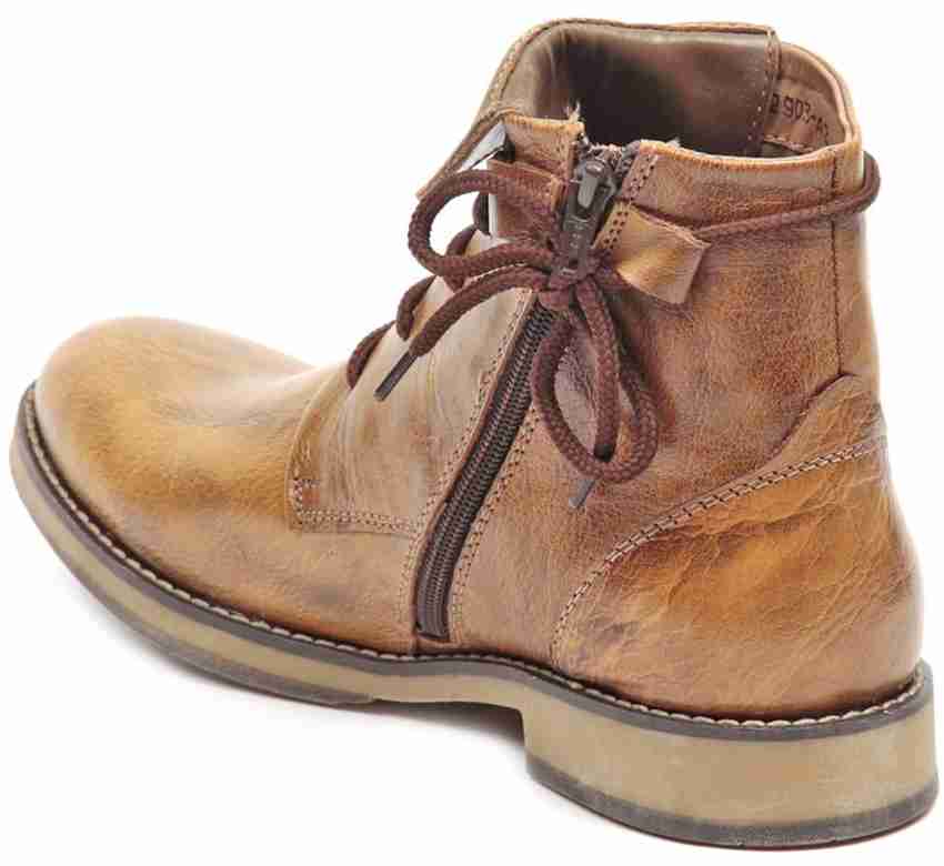 Richfield Rado Ragism Long Teak Boots For Men Buy Teak Color