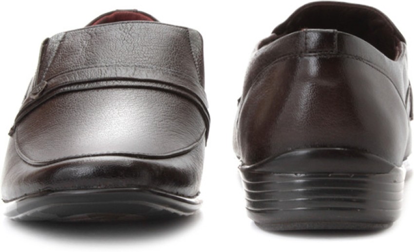 H&M Men's Brown Slip-On Shoes