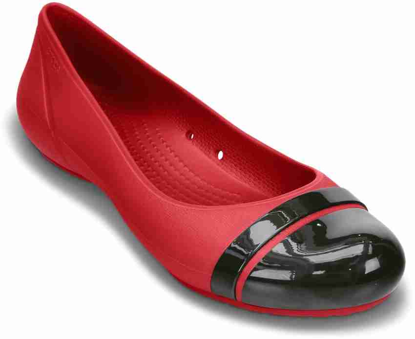 Dark hot sale red crocs