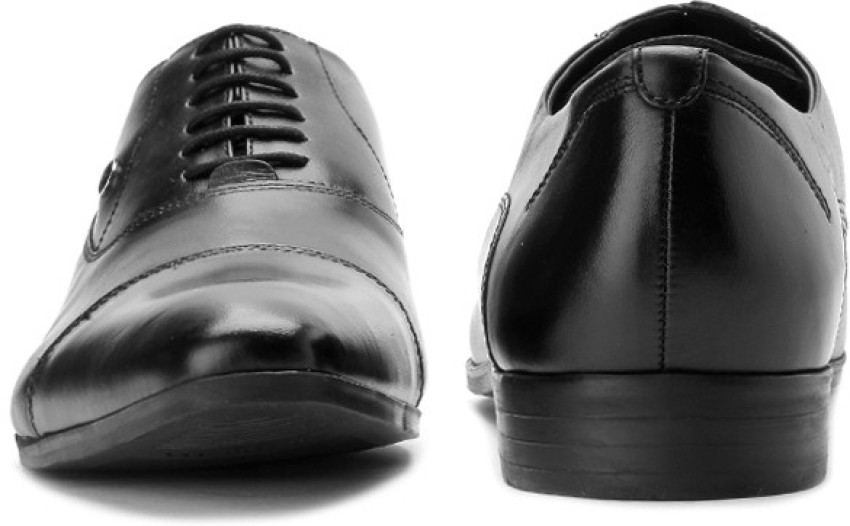 Louis Philippe Black Leather Lace Up Dress Shoe Men's 40 Style Code  LPBC12L020