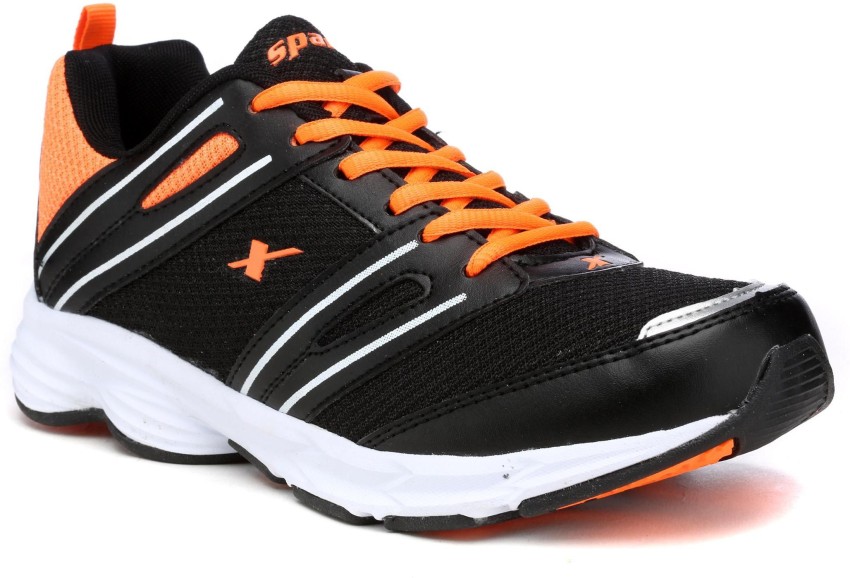 Sparx SM 9027 Running Shoes For Men Buy Black Fl. Orange Color