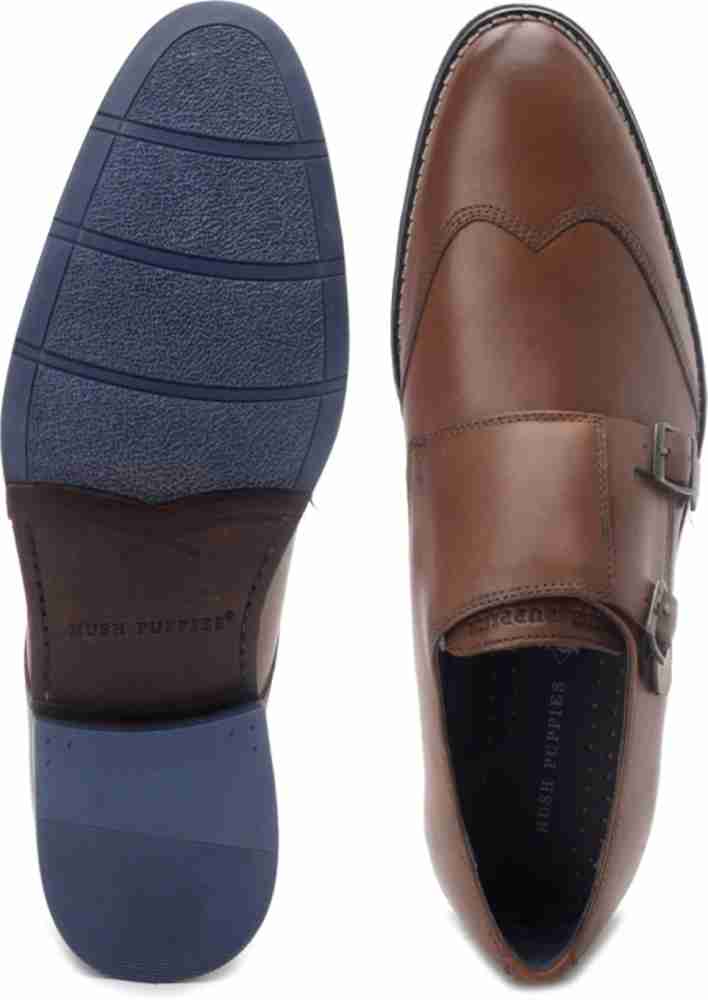 Hush puppies double monk strap hotsell