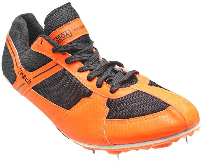 Orange cheap track shoes