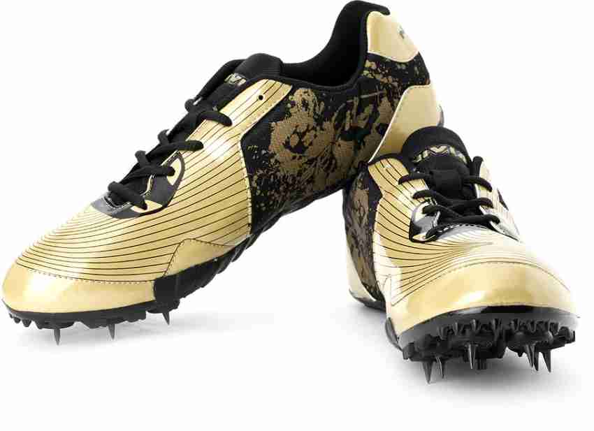 Mens gold cheap shoes with spikes