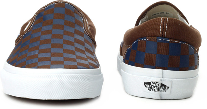 Estate blue checkerboard vans clearance