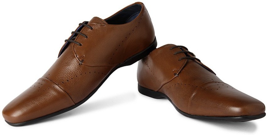 Buy Louis Philippe Brown Lace Up Shoes Online - 814449