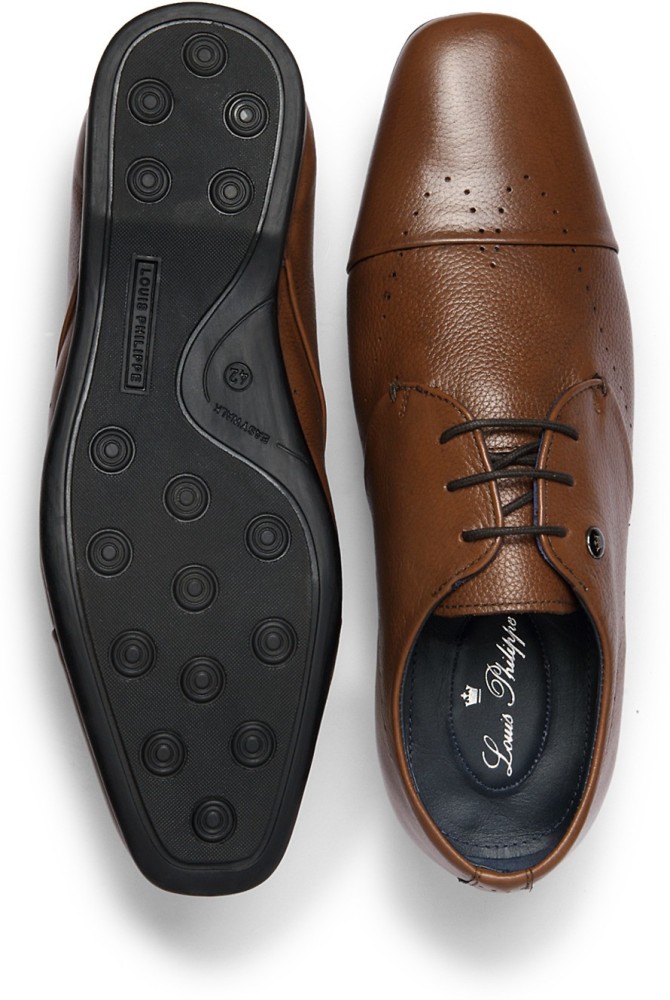 Buy Louis Philippe Brown Lace Up Shoes Online - 814449