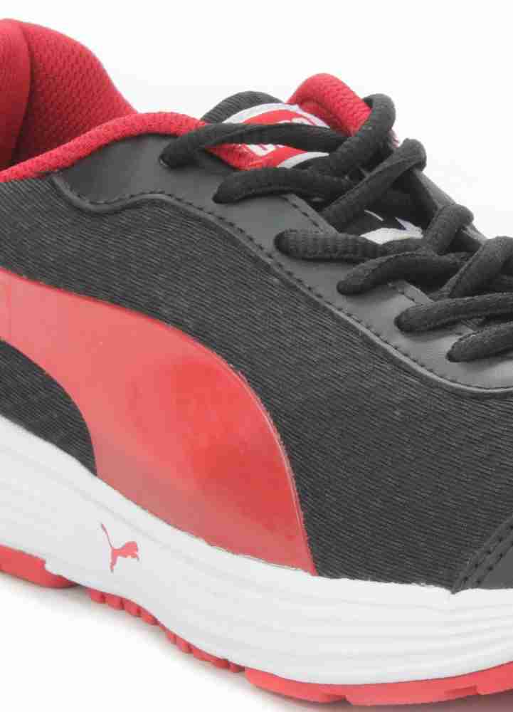 Gray and red puma cheap shoes