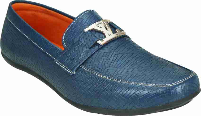 BLINDER New-LV-BUCKLE Canvas Shoes For Men - Buy Navy