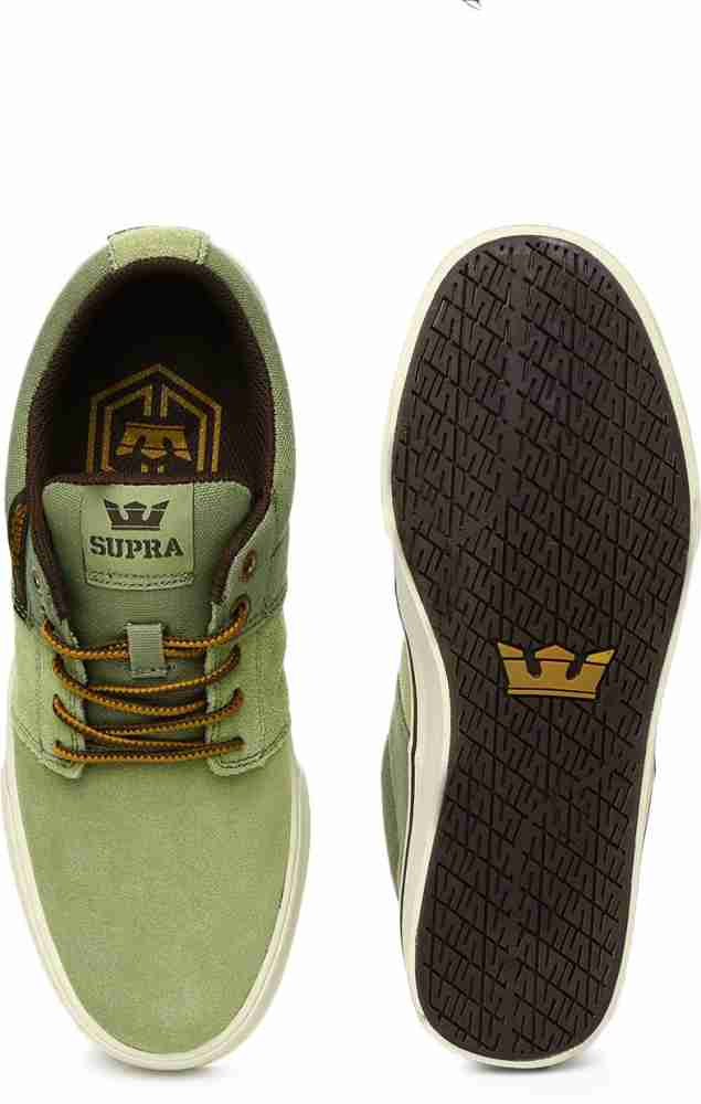 Supra olive best sale green shoes