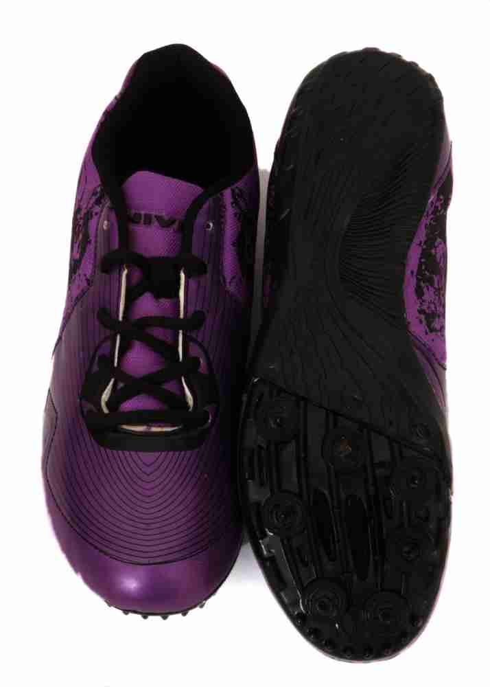 Purple deals spike shoes