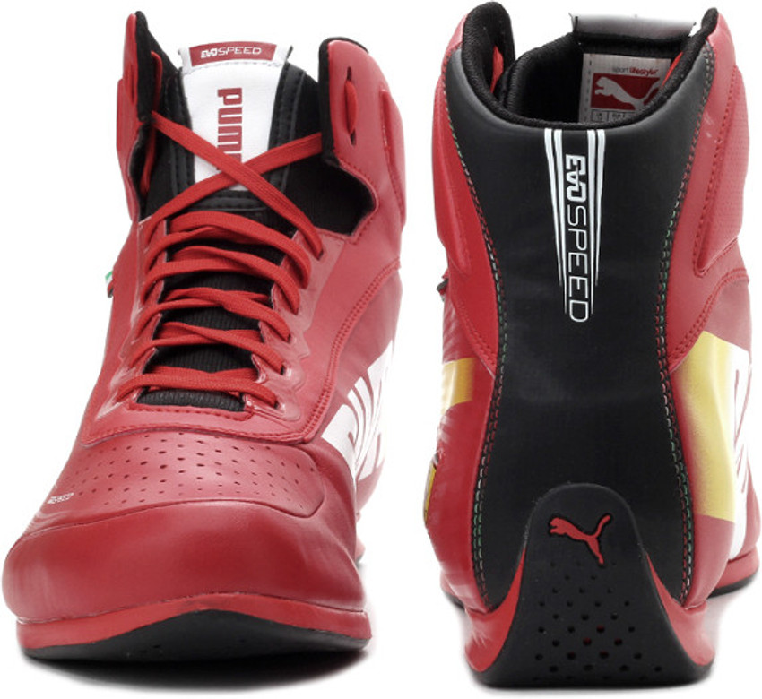 PUMA evoSPEED 1.2 Mid SF Mid Ankle Sneakers For Men Buy Rosso