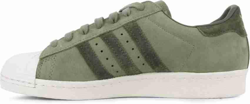 Superstar 80s hotsell olive suede