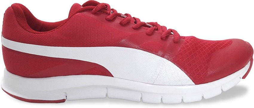 puma men red flexracer idp running shoes