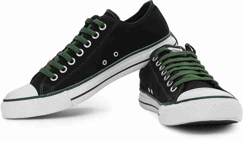Black and deals green converse