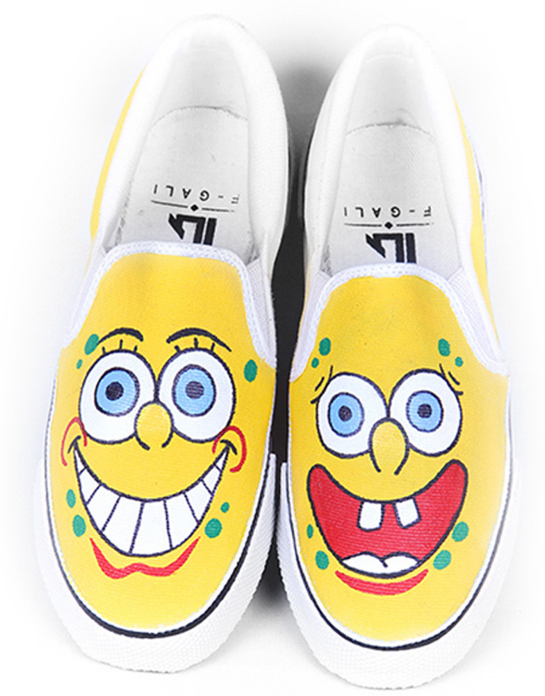 Spongebob painted shoes hot sale