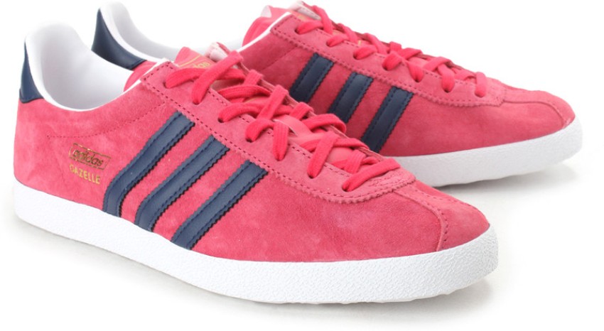 ADIDAS Gazelle Og W Shoes For Women - Buy Pink, Navy Color ADIDAS Gazelle Og W Lifestyle Shoes For Women Online at Best Price - Shop Online for Footwears in India