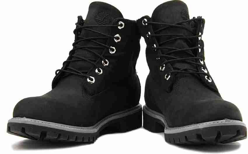 Men's 8 inch black 2025 timberland boots