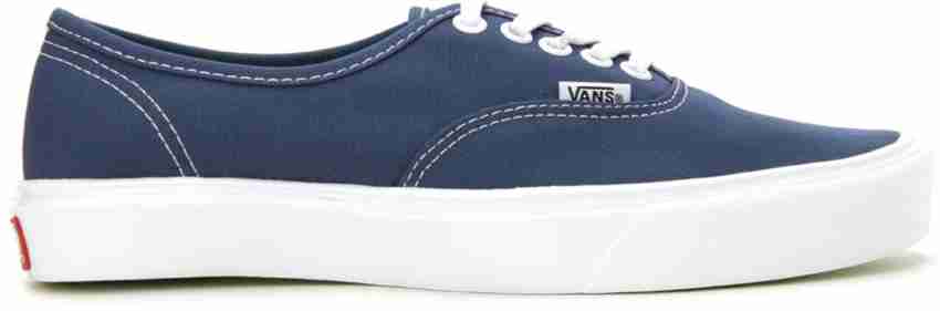 Vans blue canvas on sale shoes