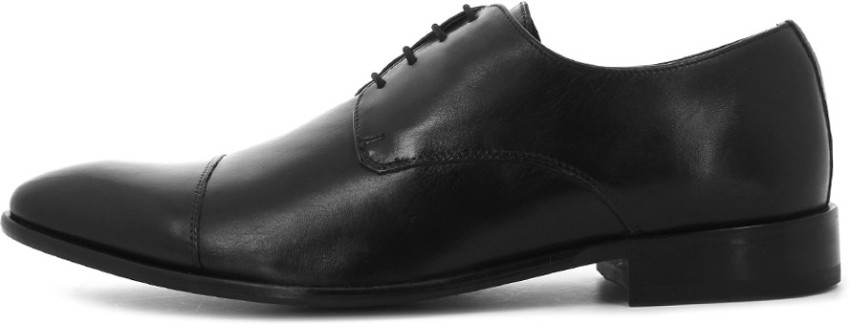 Buy Louis Philippe Black Lace Up Shoes Online - 746654