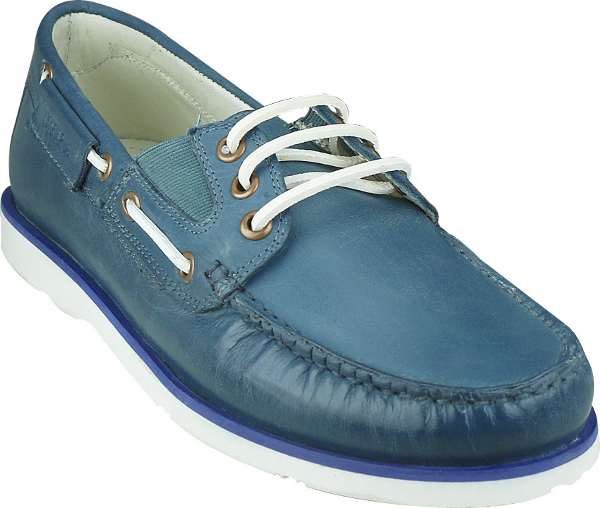 U.S. POLO ASSN. LEATHER BOAT SHOE Boat Shoes For Men Buy TEAL