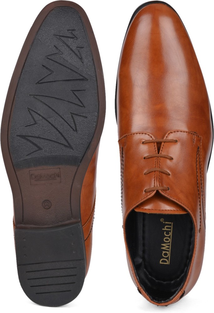 DaMochi QUEBEC Lace Up Shoes For Men Buy Tan Color DaMochi QUEBEC Lace Up Shoes For Men Online at Best Price Shop Online for Footwears in India Flipkart