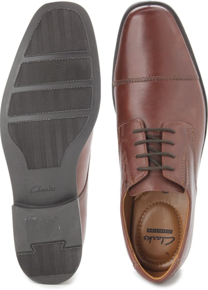 Clarks tilden cheap cap brown