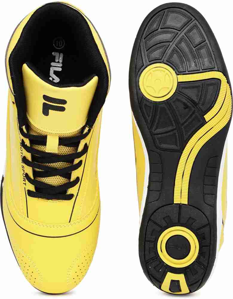 Fila sneakers mens yellow online