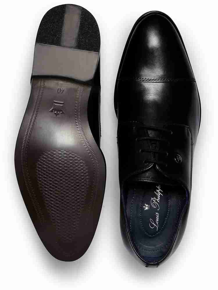 LOUIS PHILIPPE Lace Up Shoes For Men - Buy Black Color LOUIS PHILIPPE Lace  Up Shoes For Men Online at Best Price - Shop Online for Footwears in India