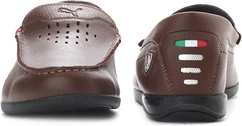 PUMA Ferrari Guida Moccasin Loafers For Men Buy Brunette Color