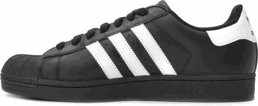 Adidas superstar ii black clearance and white