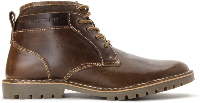 RED TAPE Men Genuine Leather Boots For Men Buy Tan Color RED