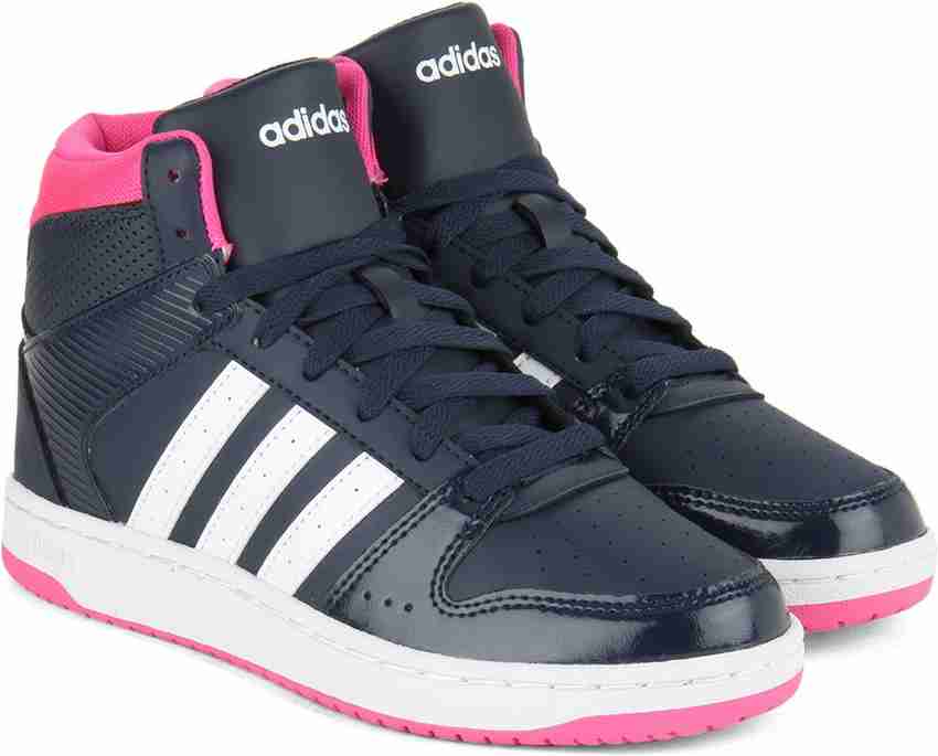ADIDAS NEO VS HOOPSTER MID W Sneakers For Women Buy CONAVY FTWWHT SHOPIN Color ADIDAS NEO VS HOOPSTER MID W Sneakers For Women Online at Best Price Shop Online for Footwears in India Flipkart