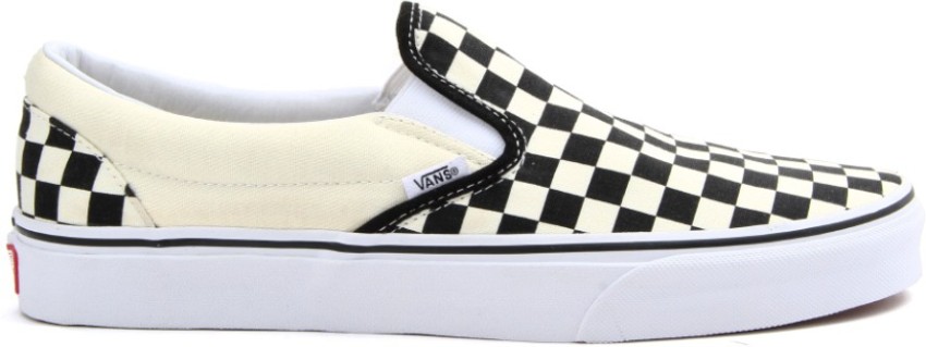 Checkerboard slip store on vans mens