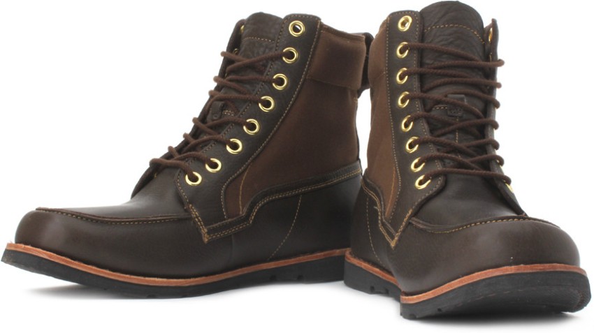 TIMBERLAND Earthkeeper 2.0 Rugged Leather Fabric Boots For Men