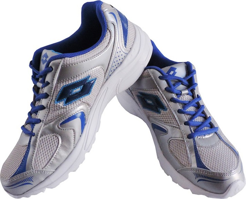 LOTTO Silver Blue Running Shoes For Men Buy Silver Color LOTTO